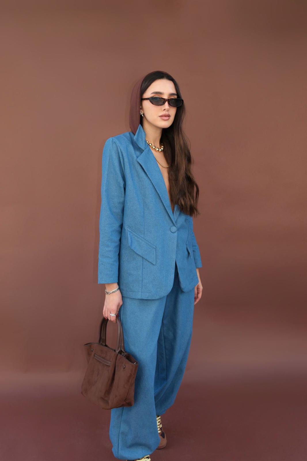 חליפת גינס קפוצון