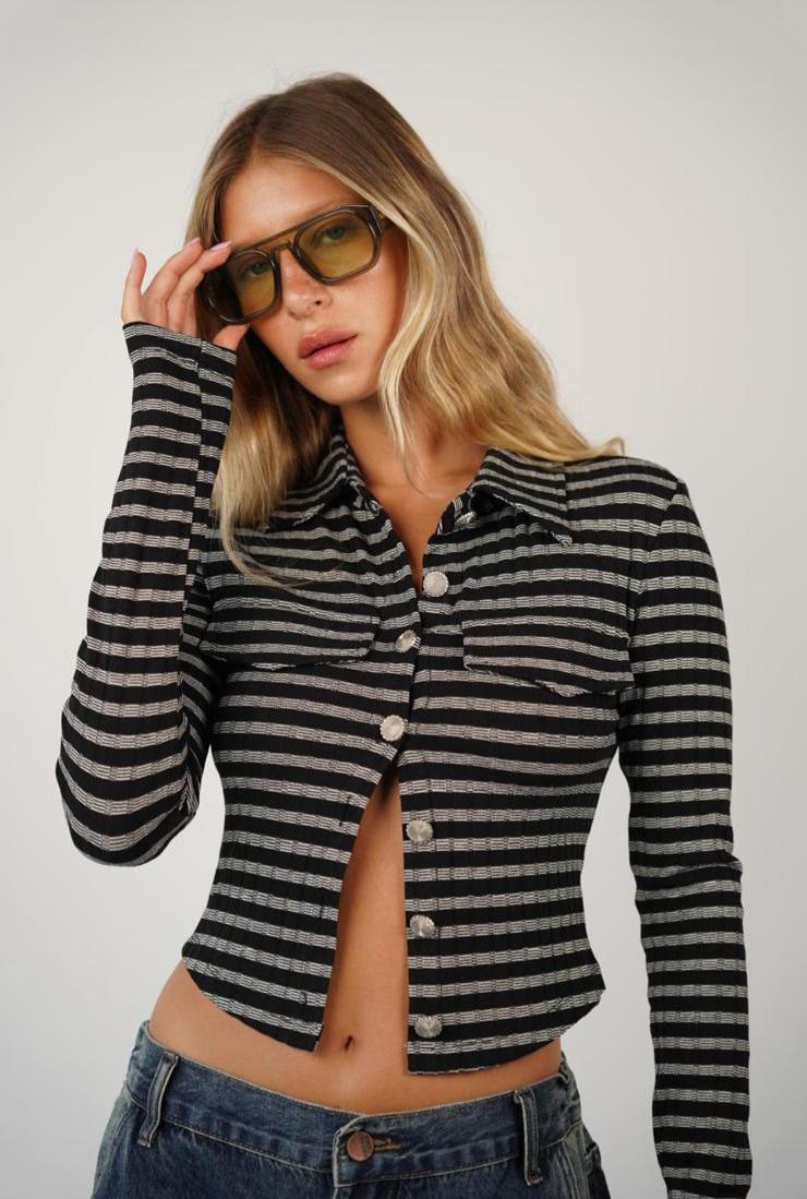 חולצת סריג רוזי