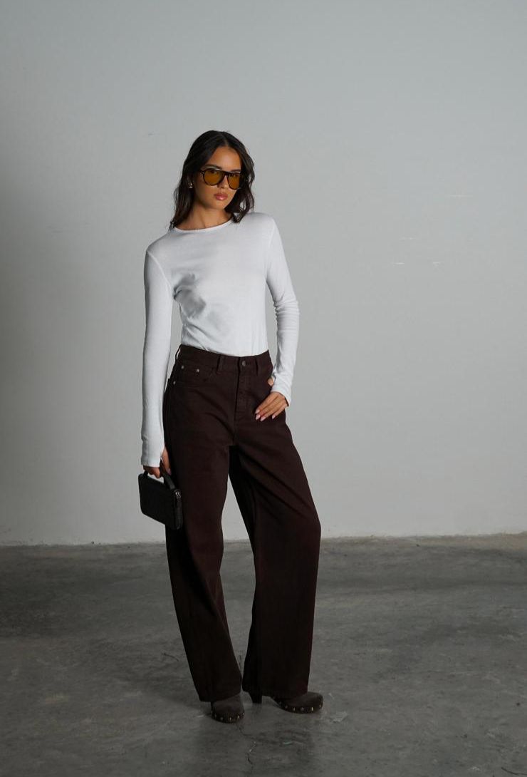 גינס דריל חום שוקולד