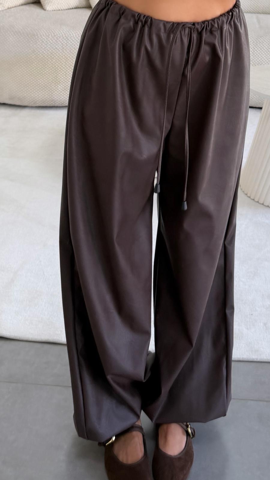 מכנס לנה דמוי עור