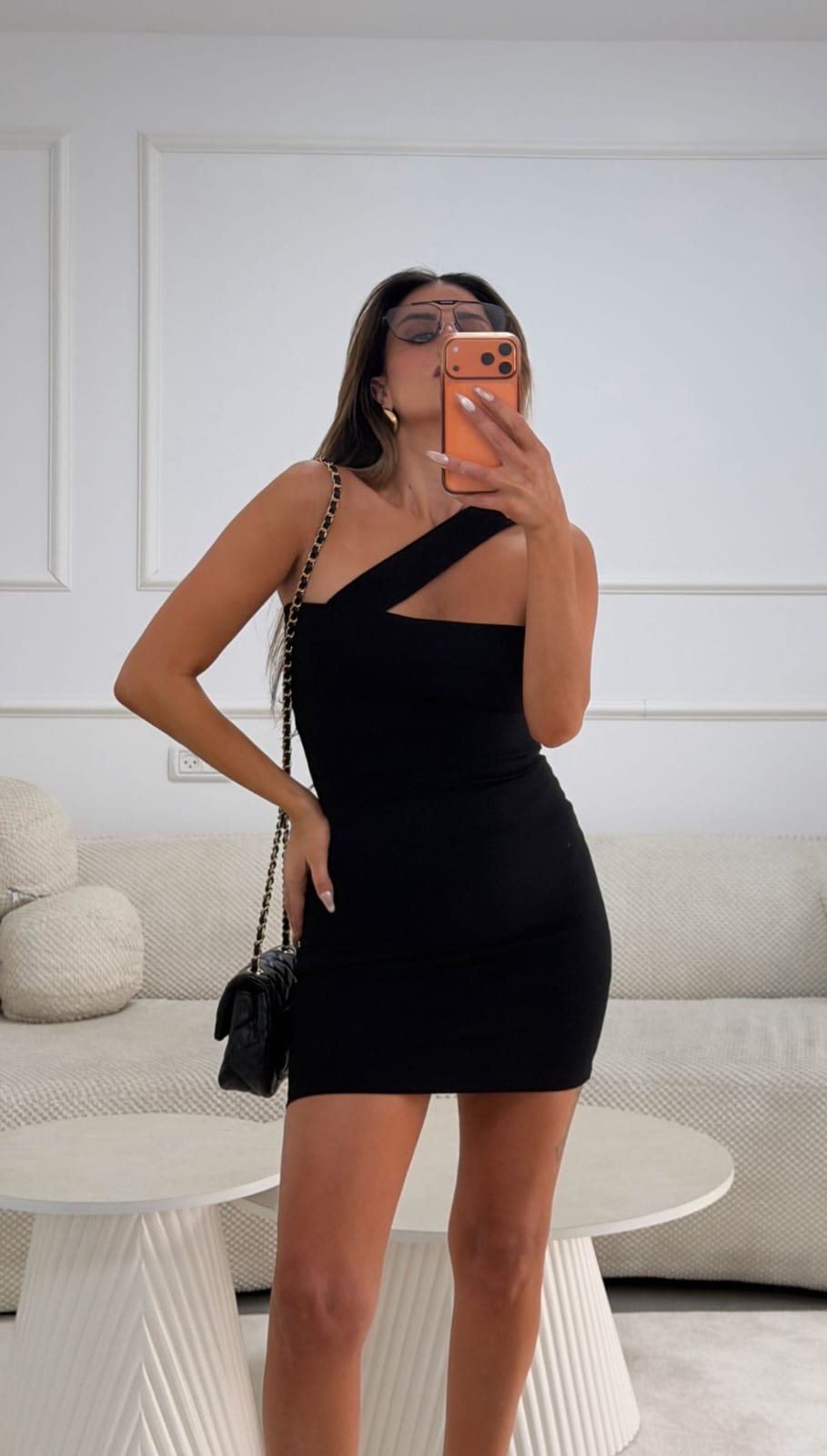 שמלה  איסמטרית בד מחטב