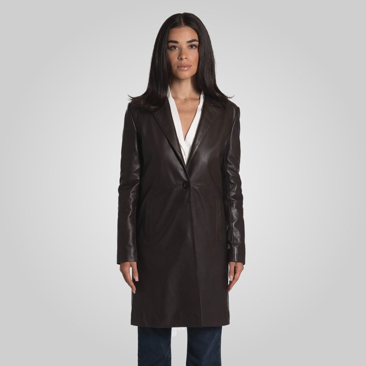 מעיל עור Melinda